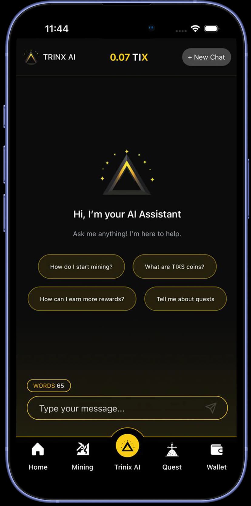 Chat to Earn TIX Coins