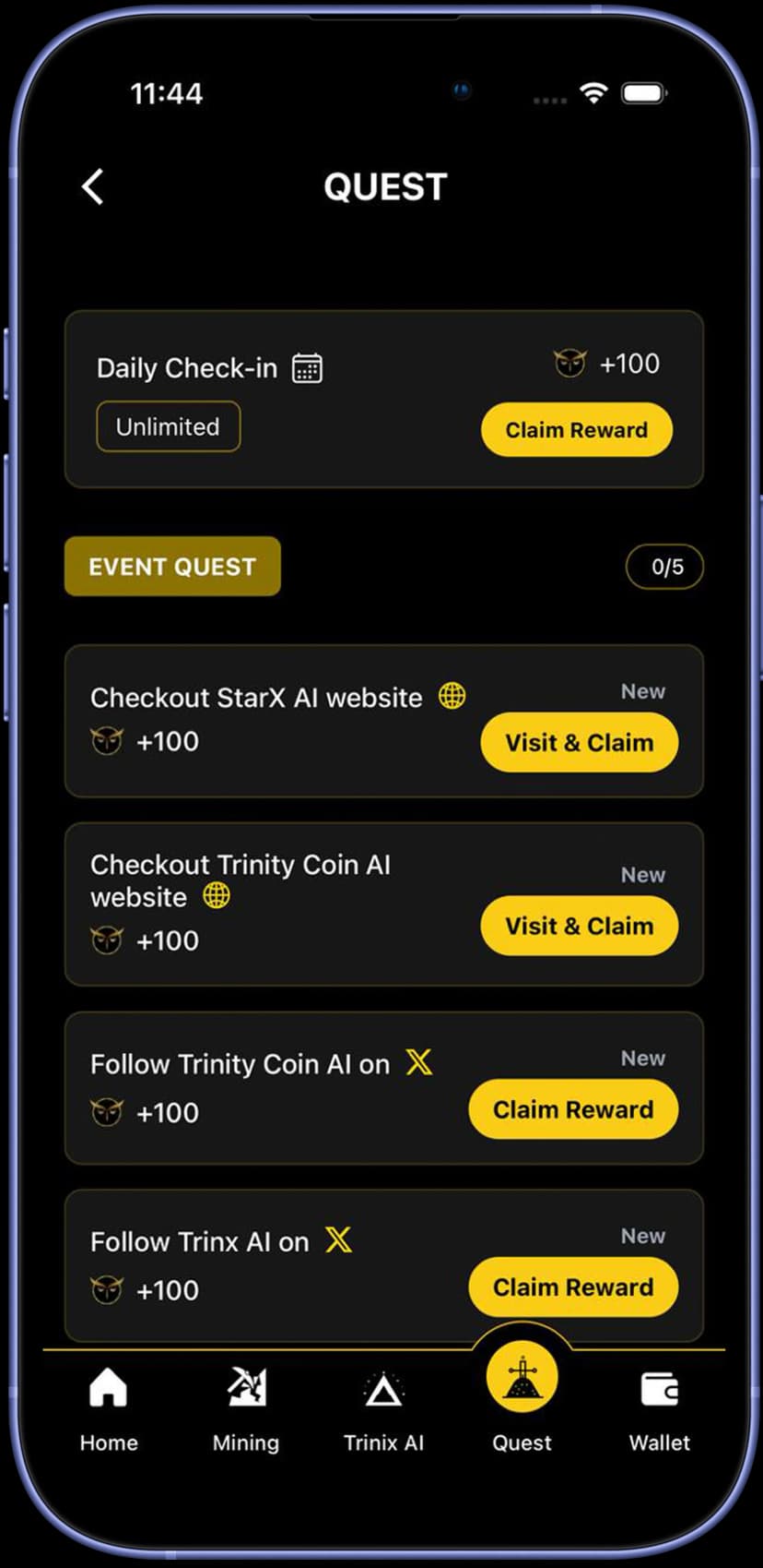 Trinity Quest System